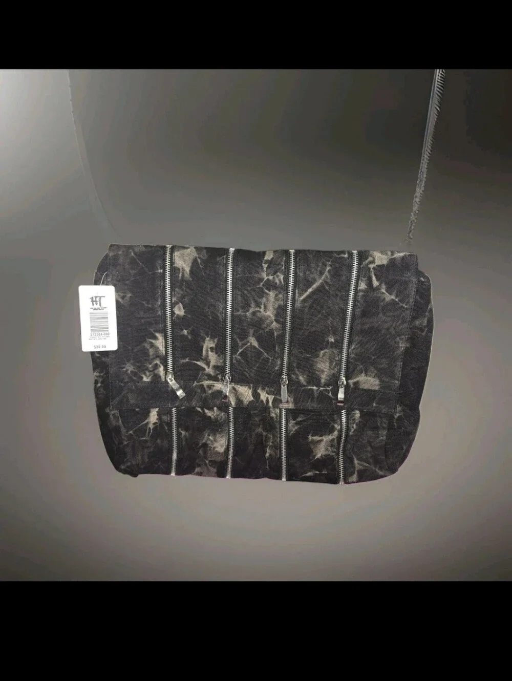 Hot Topic 4 Zip Deluxe Tote NEW